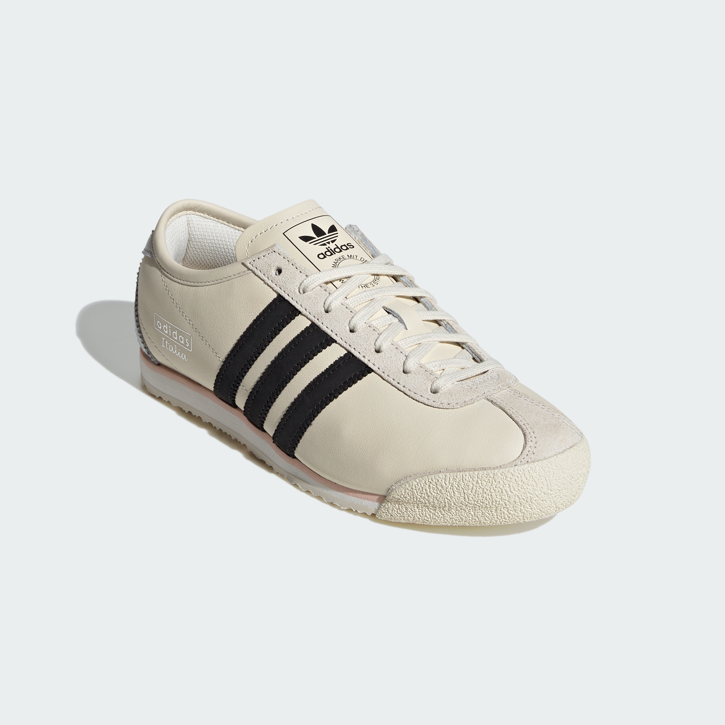 Adidas Italia 70s Crema Mujer | Tenis Retro de Gamuza - Imagen 3