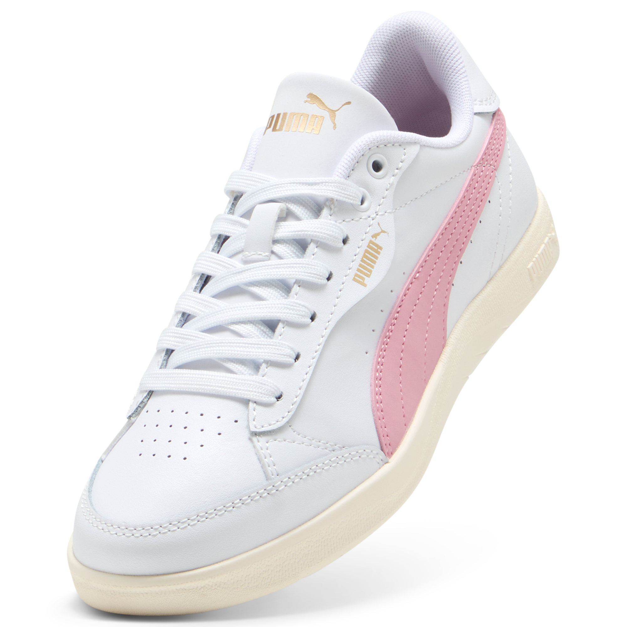 Tenis Puma Vikky Star Blancos con Rosa para Mujer - Imagen 3