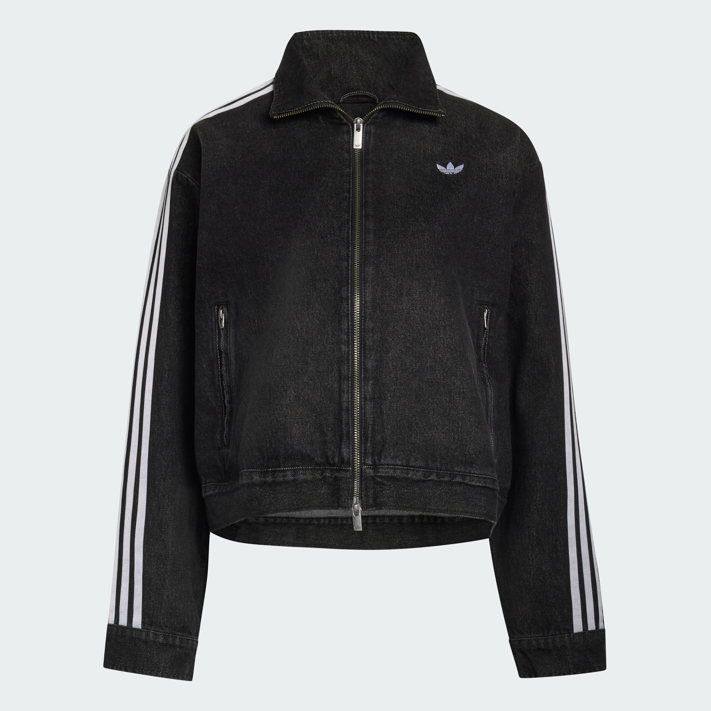 Chamarra Adidas FB Lacing | Denim Negra Mujer - Imagen 3