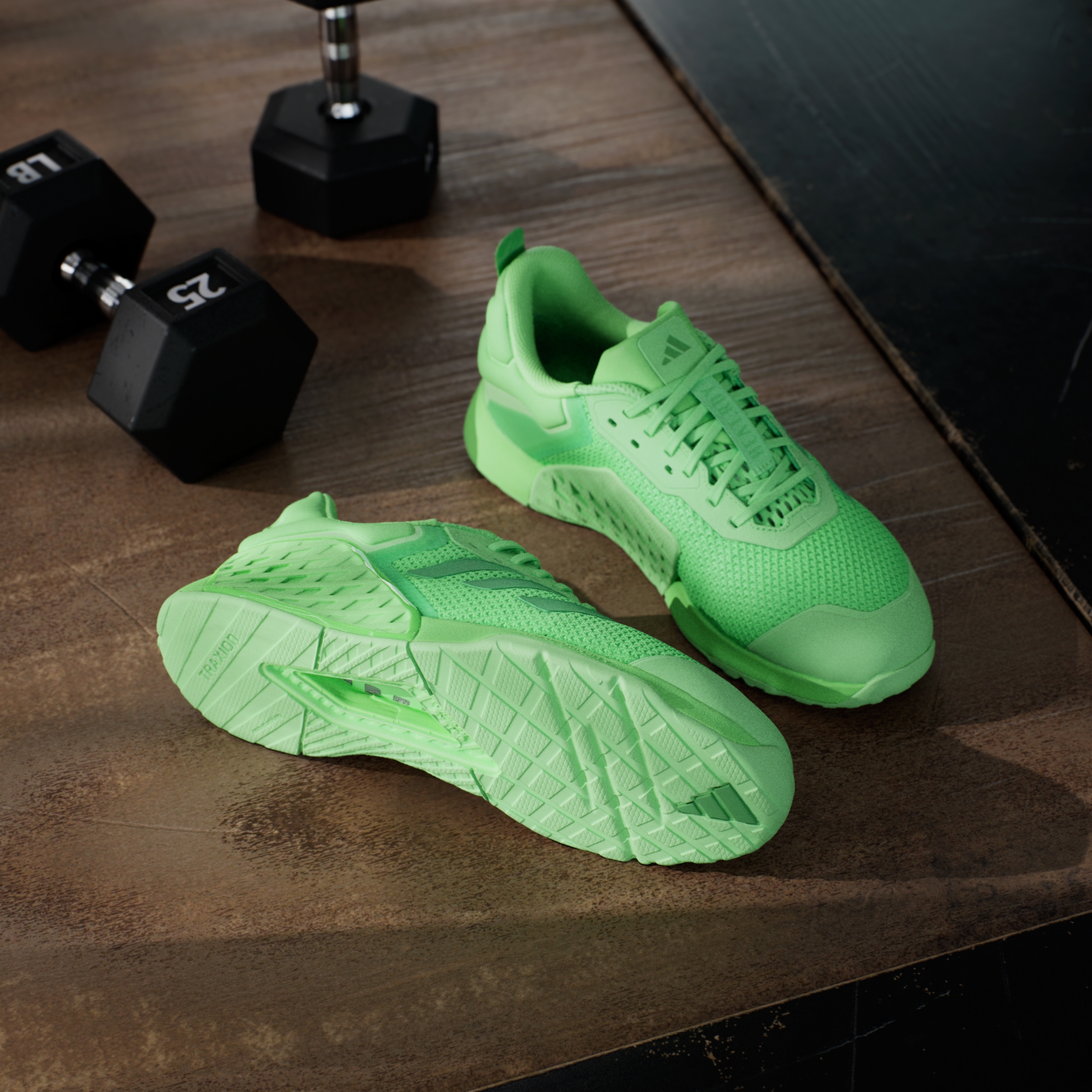 Adidas Dropset 3 verde | Tenis de Training - Imagen 3