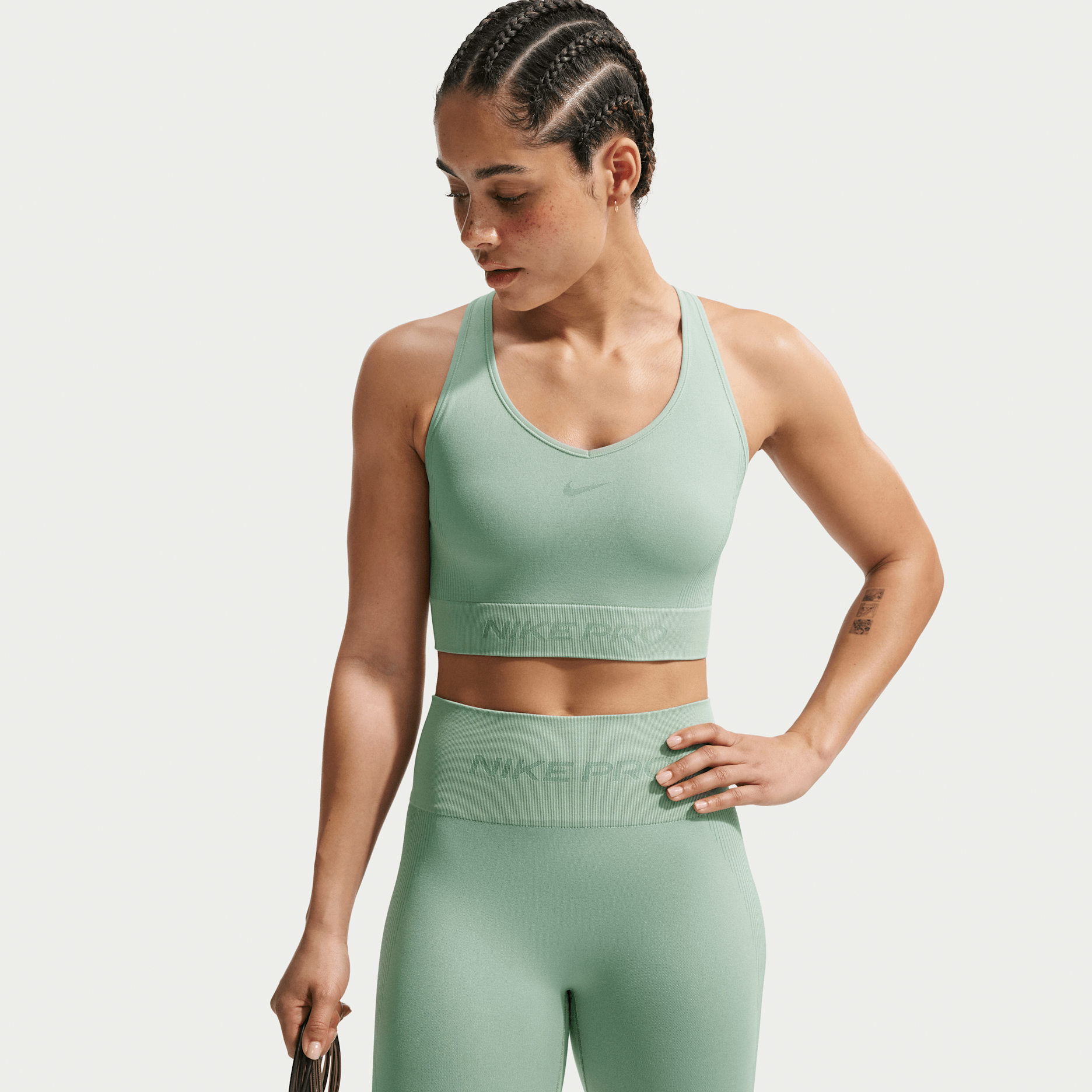 Top Nike Pro Seamless | Tirantes Cropped Mujer - Imagen 3