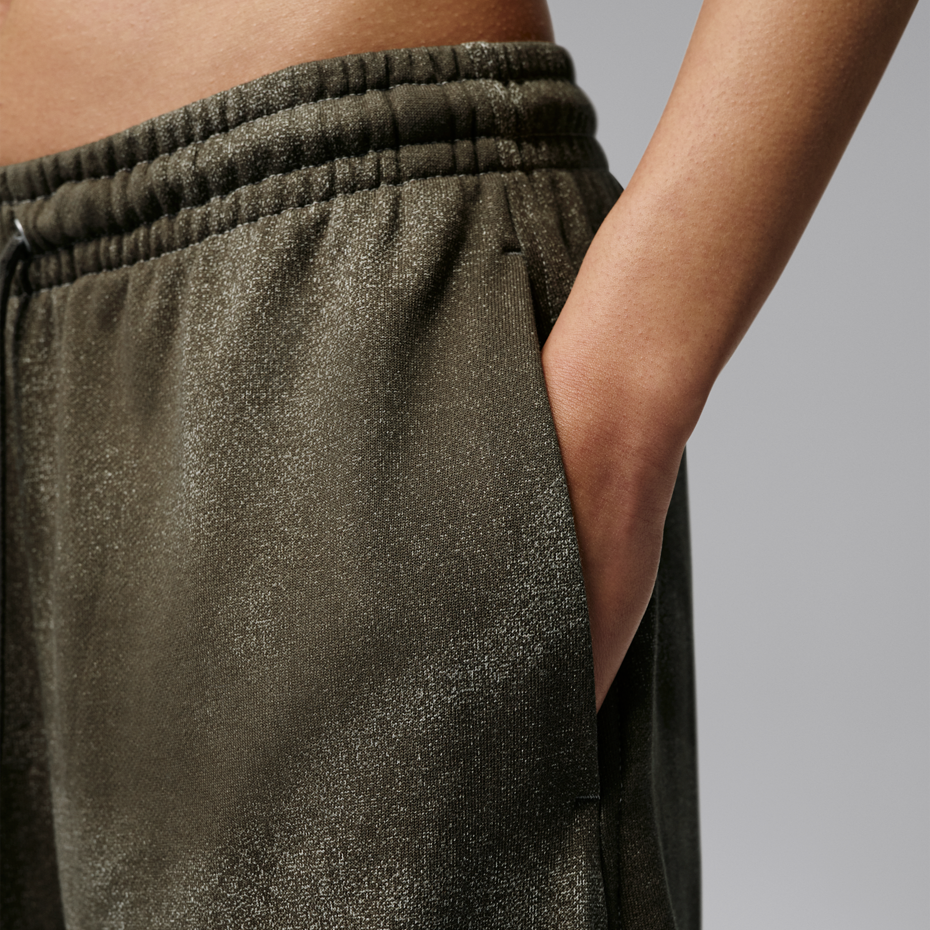 Pants Jordan Fleece mujer | Holgados Verde - Imagen 3