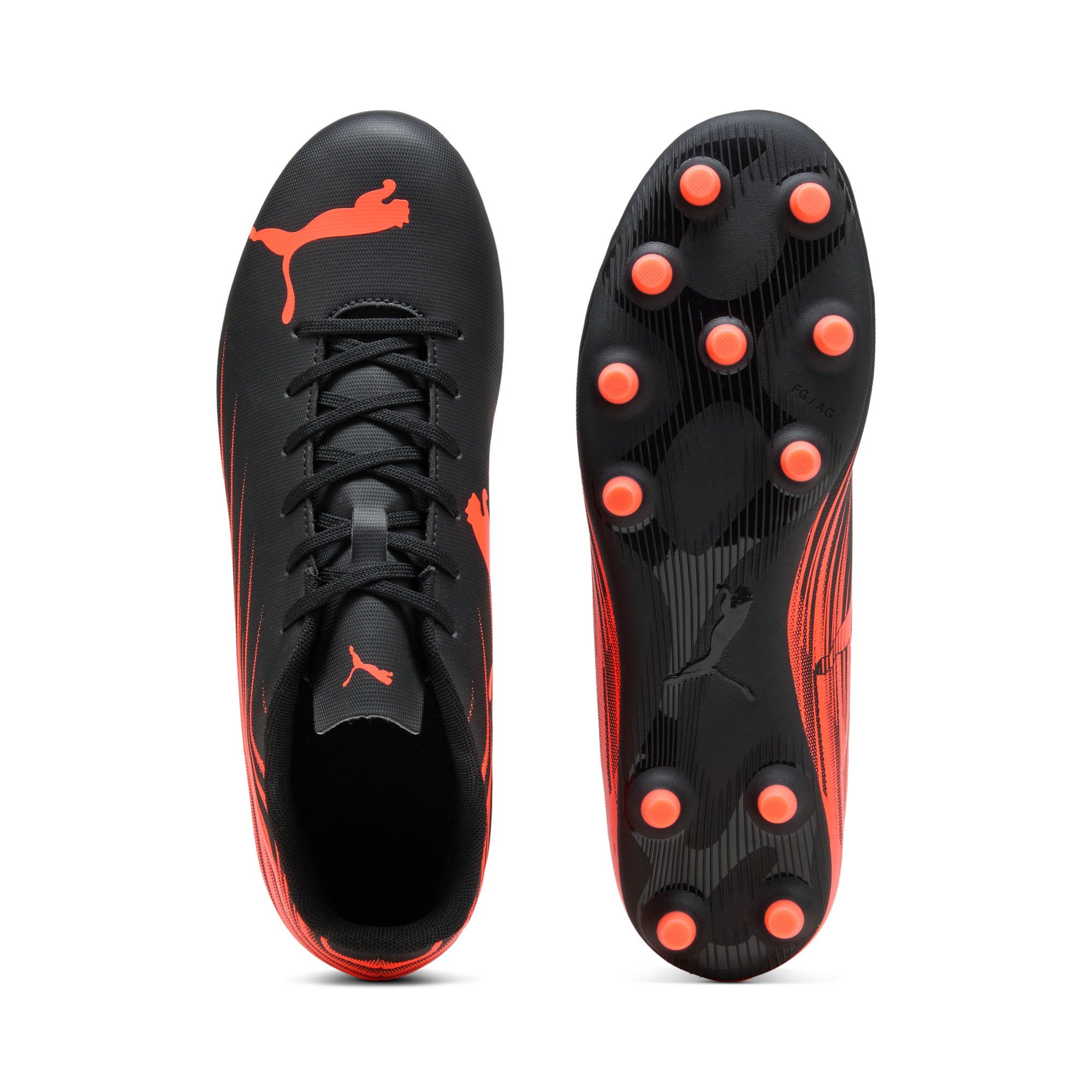 Puma Attacanto II | Tacos FG/AG Negro Rojo - Imagen 3