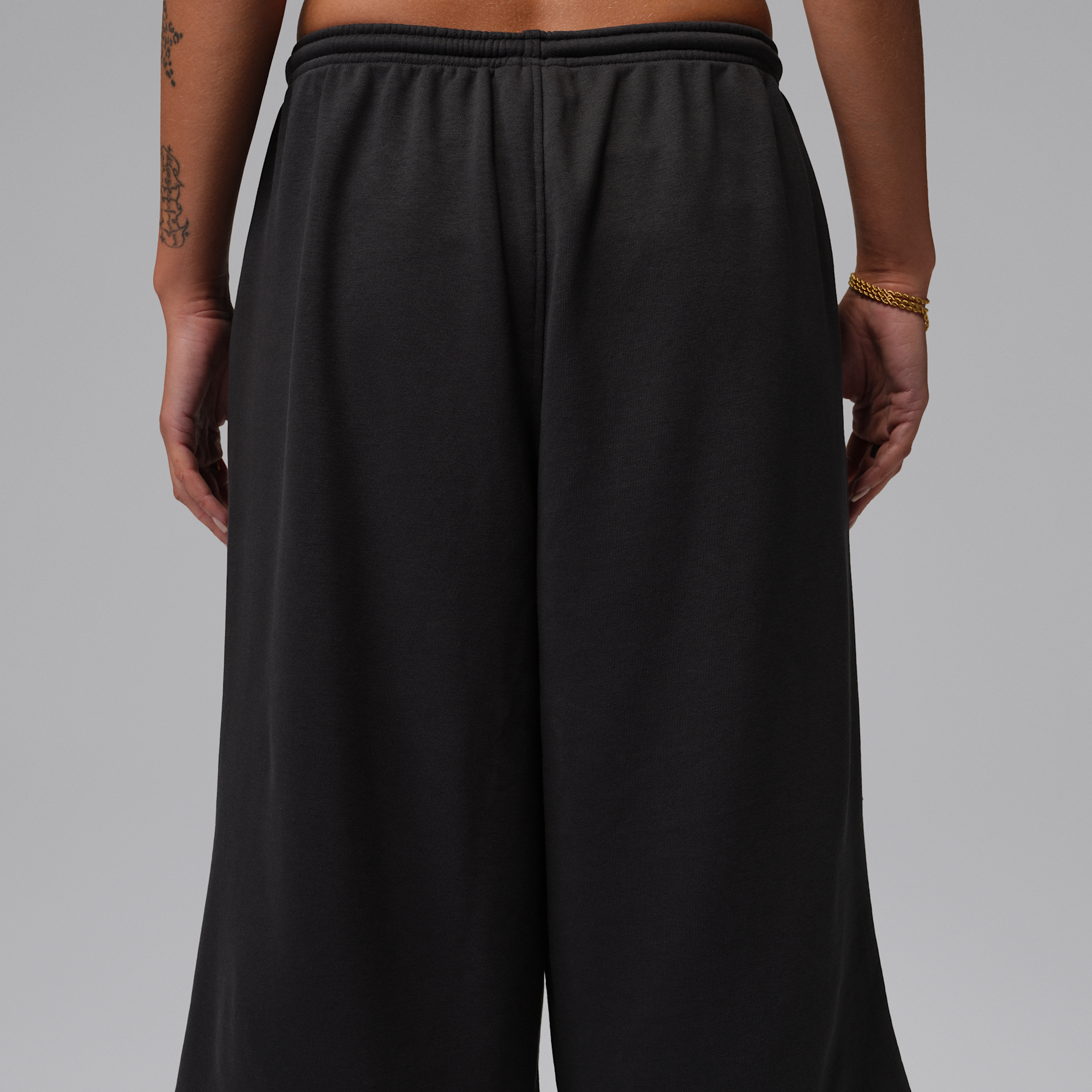 Shorts Jordan Brooklyn mujer | French Terry Gris - Imagen 3